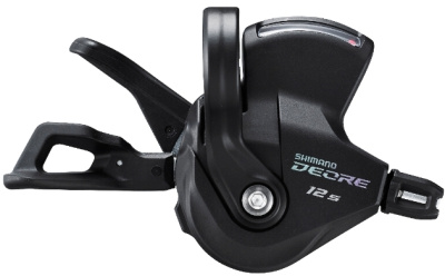 Шифтер Shimano Deore, M6100-R, правый, 12 скоростей, с индикатором