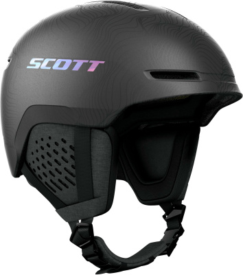 Шлем Scott Track Plus granite black/holo grey Шлем Scott Track Plus granite black/holo grey