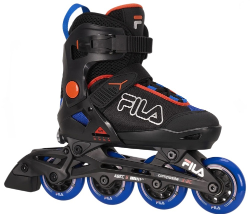 Ролики Fila X 2С black/blue/orange