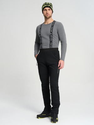 Брюки мужские Fischer Softshell Warm чёрный GR8296-100