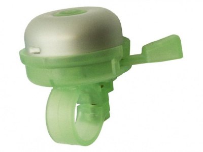 Звонок алюминий/пластик D=50мм (Серебристо-зелёный)