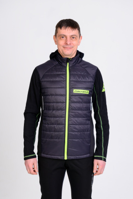 Жилет мужской Fischer Hybrid Warm черный