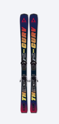Комплект горных лыж Fischer 25-26 The Curv Jr  Jrs+Fs 4 Ca Jrs