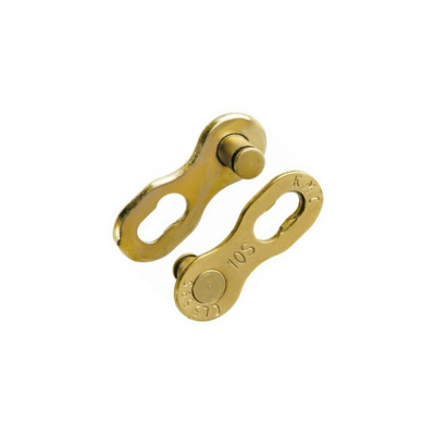 Замок цепи KMC 10R 10ск Gold 2 kit