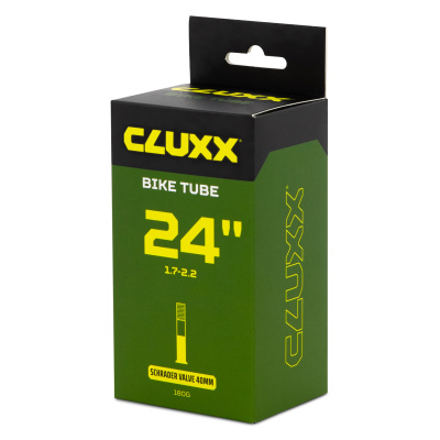 Камера Cluxx 24х1,75/2.125 Schrader (AV40) Black