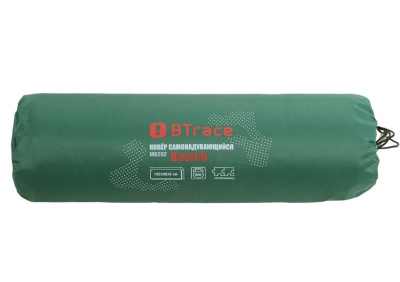 Ковер самонадувающийся BTrace Basic 5 зелёный