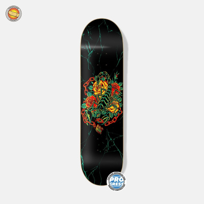 Скейтборд Footwork Black and green Scorpion