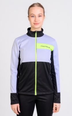 Куртка женская Fischer Softshell Warm черно-серый