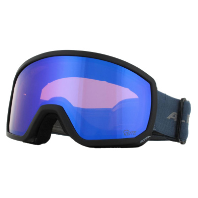 Очки Alpina Scarabeo S Q-Lite Black-Dirtblue Matt/Q-Lite Blue S2