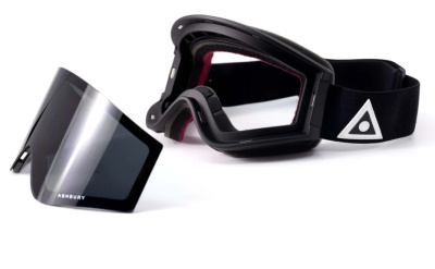 Очки Ashbury A12 white triangle (dark smoke lens/yellow spare) Очки Ashbury A12 white triangle (dark smoke lens/yellow spare)