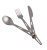 Набор столовых приборов Goraa 3-Piece Titanium Cutlery Set Набор столовых приборов Goraa 3-Piece Titanium Cutlery Set
