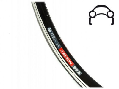 Обод 24" Author 8-36091002 двойной (507х18 32отв.) черный Xenon CNC  Обод 24" Author 8-36091002 двойной (507х18 32отв.) черный Xenon CNC
