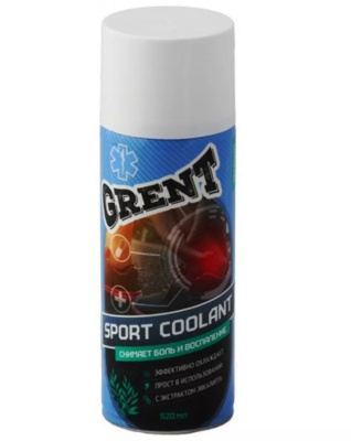 Заморозка спортивная Grent Coolant Spray (с эвкалиптом)