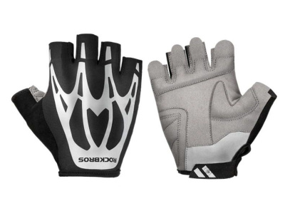 Перчатки Rockbros Ghost Claw чёрные, короткие