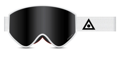Очки Ashbury A12 white triangle (dark smoke lens/yellow spare) Очки Ashbury A12 white triangle (dark smoke lens/yellow spare)