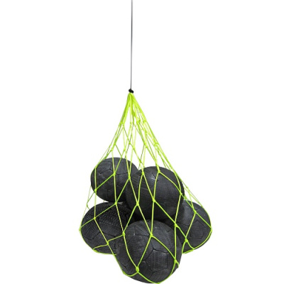 Сетка для переноски мячей Start Up BN-06H на 6 мячей, жёлтый неон,нейлон Сетка для переноски мячей Start Up BN-06H на 6 мячей, жёлтый неон,нейлон