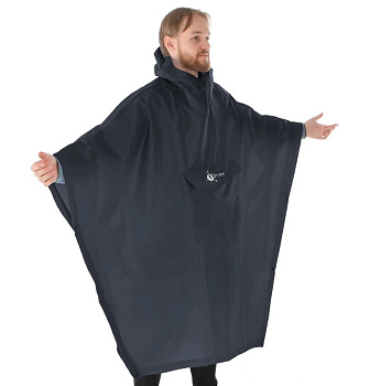 Дождевик-пончо BTrace Rain Compact (Синий)