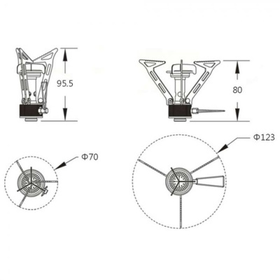 Горелка газовая Tramp TRG-042