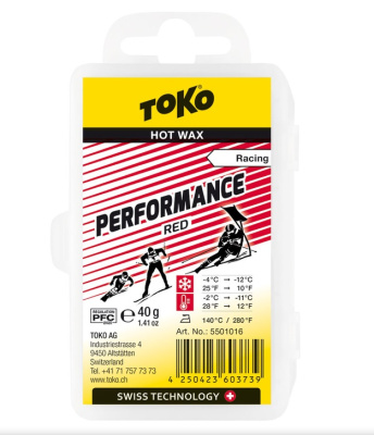 Низкофтористый парафин Toko Performance red