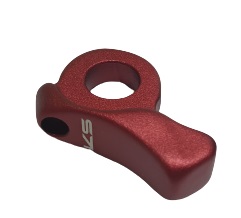 Ручка алюминевая на руль для блокировки дроповых штырей Kind Shock KG KITS (Красный)