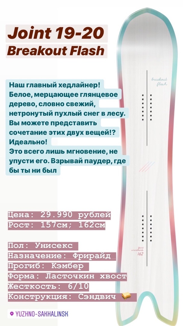 Свежие доски 19-20 Joint уже в продаже!