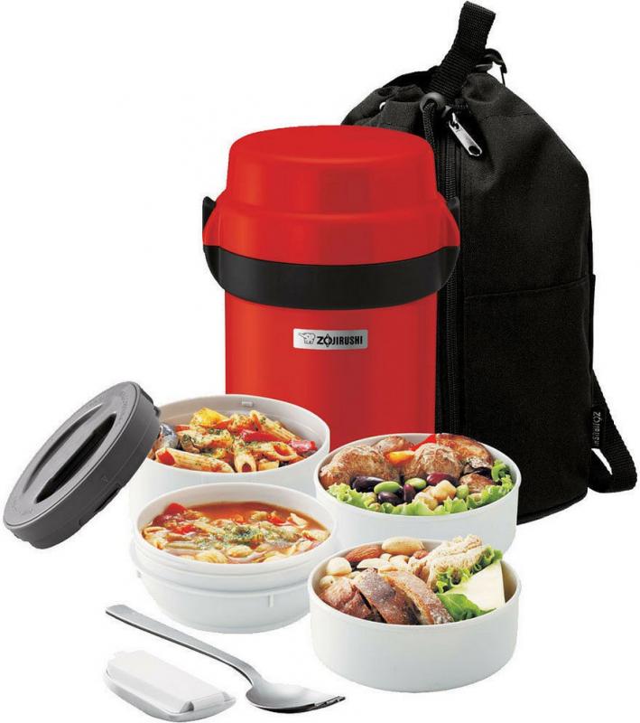 Термоконтейнер Zojirushi SL-JAF14-RU 1.25 л (красный)
