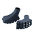 Резиновые наконечники для палок Viking Poles pads Black