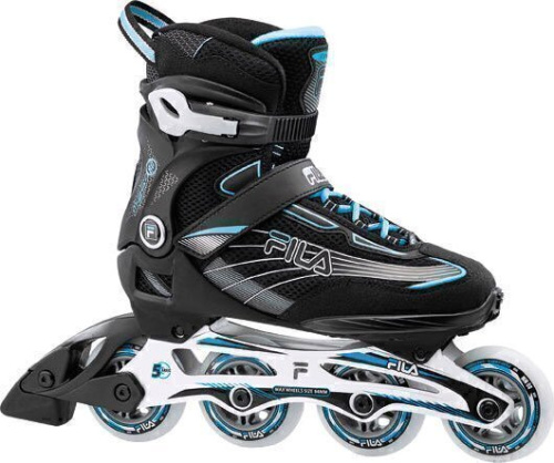 Ролики Fila Mizar 80 Lady black/lightblue Ролики Fila Mizar 80 Lady black/lightblue
