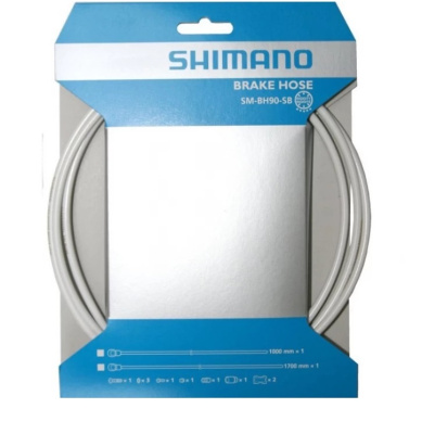 Гидролиния Shimano, BH90-SBW, 1000мм, обрезной, белый, TL-BH61