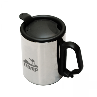 Термокружка Tramp с поилкой 350 мл (Серебро)